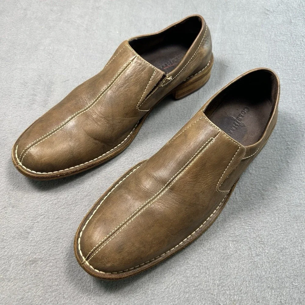 Cole Haan Dryden Men's Brown Leather Slip On Loafers Shoes Size 13M Casual Dress